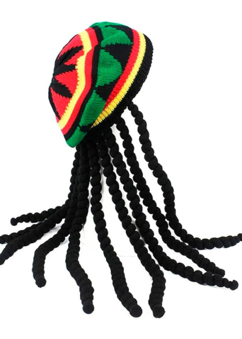 Gorro Rastas Jamaicano de punto - Complementos Caribeños y Cubanos