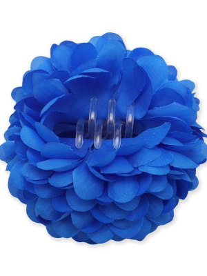 Flor De Pinza Azul - Accesorios Sevillanas - Flores y Peinetas de Flamenca