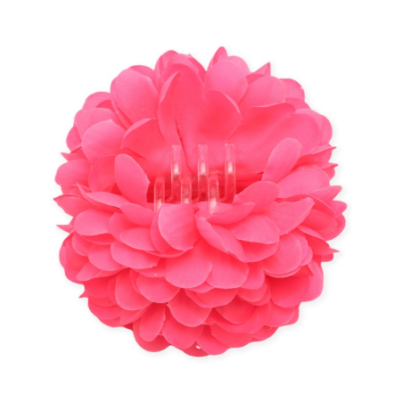 Flor de Pinza Fucsia - Flores y Peinetas de Flamenca