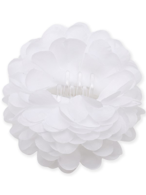 Flor Clip Branco