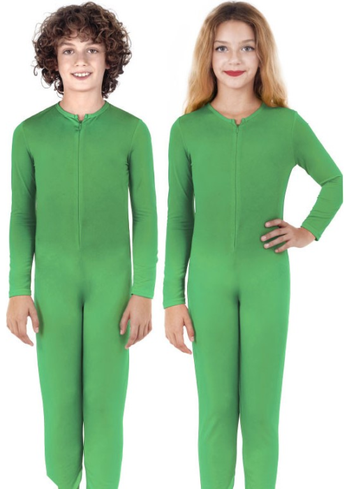 Malla Color Verde Infantil - Disfraes de Sombras y Musculos Infantiles