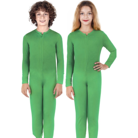 Malla Color Verde Infantil - Disfraes de Sombras y Musculos Infantiles