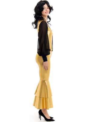 Disfraz De Disco Oro Mujer - Disfraces de Disco para Mujer