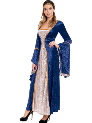 Disfraz De Medieval Azul - Disfraces Medievales para Mujer