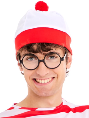 Set Gorro y gafas de Wally - ¿Donde Esta..?