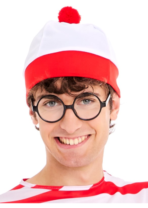 Set Gorro y gafas de Wally - ¿Donde Esta..?