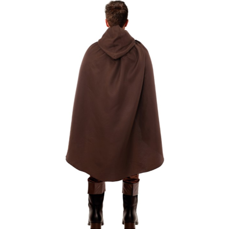 Capa Marrón Con Capucha Adulto - Capas