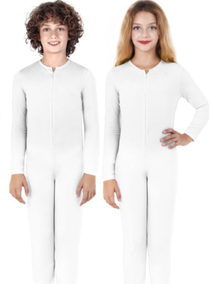 Malla Color Blanca Infantil - Disfraes de Sombras y Musculos Infantiles
