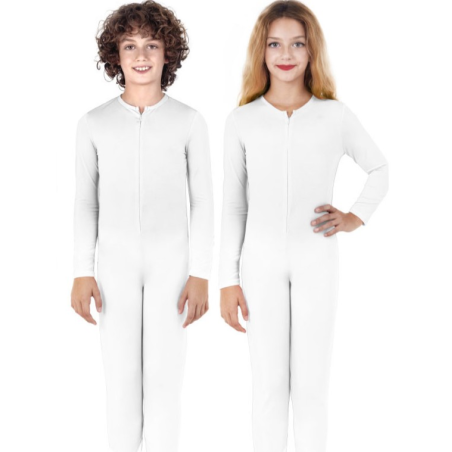 Malla Color Blanca Infantil - Disfraes de Sombras y Musculos Infantiles