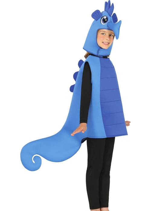 Disfraz De Caballito De Mar Azul Infantil - Disfraces de Animales Infantiles