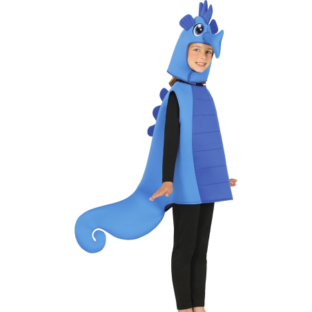 Disfraz De Caballito De Mar Azul Infantil - Disfraces de Animales Infantiles