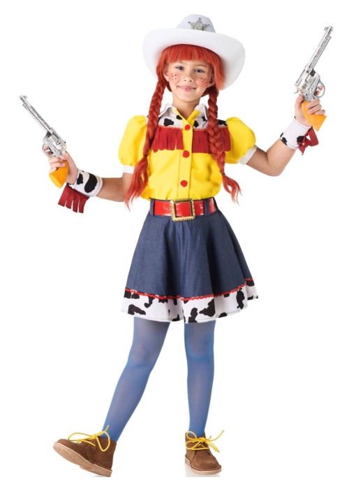 Disfraz De Vaquera Amarilla Jessie Niña - Disfraces Toy Story - Disfraces del Vaqueros Infantiles
