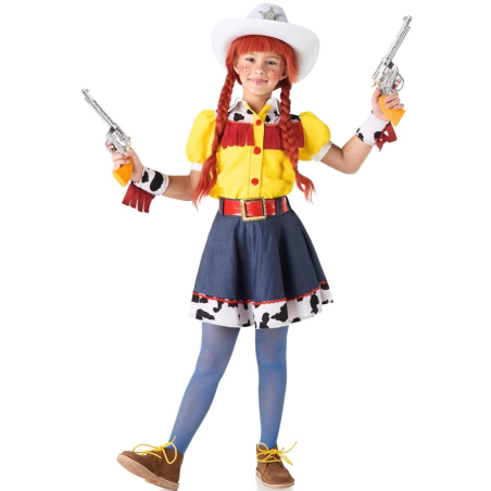 Disfraz De Vaquera Amarilla Jessie Niña - Disfraces Toy Story - Disfraces del Vaqueros Infantiles