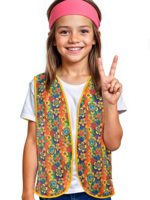 Chaleco Hippie Infantil - Complementos años 60-70 (Hippies)
