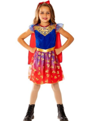Disfraz De Supergirl Vestido Infantil - Licencias