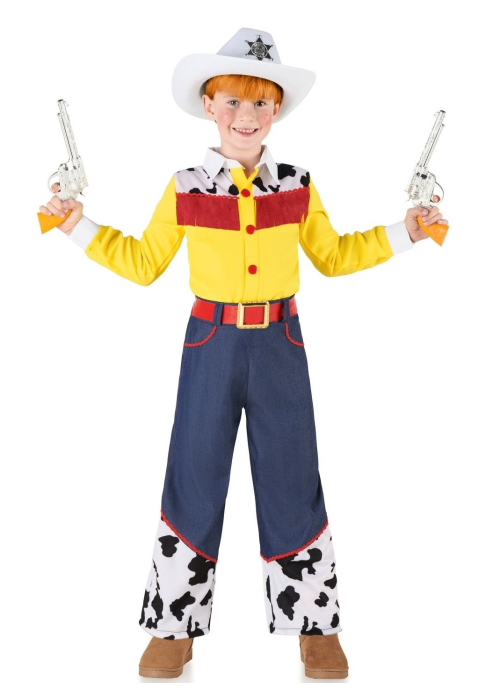 Disfraz De Vaquero Amarillo Woody Niño - Disfraces Toy Story - Disfraces del Vaqueros Infantiles