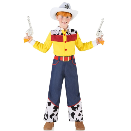 Disfraz De Vaquero Amarillo Woody Niño - Disfraces Toy Story - Disfraces del Vaqueros Infantiles