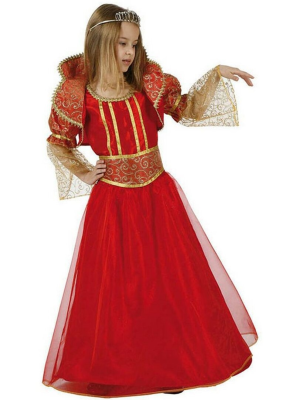Vestit De Dama Medieval Granat Cosset Nen