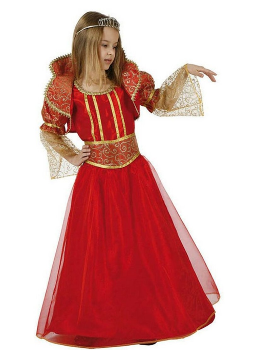 Vestit De Dama Medieval Granat Cosset Nen