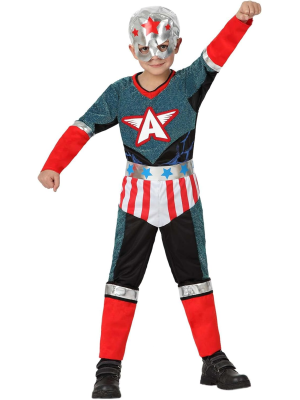 Disfraz De Heroe Capitan Infantil - Disfraces de Superheroes para Niños