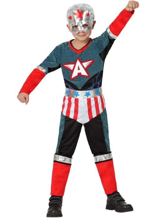 Disfraz De Heroe Capitan Infantil - Disfraces de Superheroes para Niños