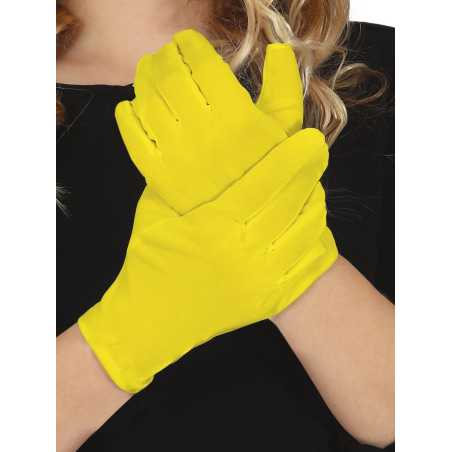 Guantes Amarillos Infantiles - Complementos Disfraces - Guantes