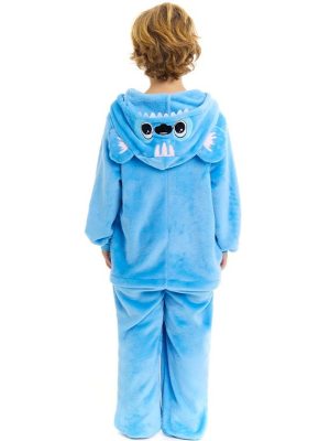 Disfraz De Stich Pijama Peluche Infantil - Disfraces Stich - Disfraces Kigurumis Infantiles