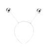 Diadema Antenas Bolas Plata - Complementos de Animales