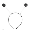 Diadema Antenas Bolas Negra - Complementos de Animales