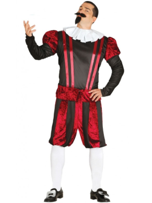 Disfraz De Epoca Rojo Para Hombre - Disfraces de Epoca para Hombre