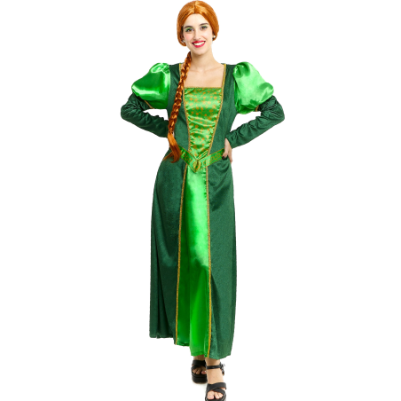 Disfraz De Princesa Verde de Cuento Mujer - Disfraces de Ogro Verde Adultos