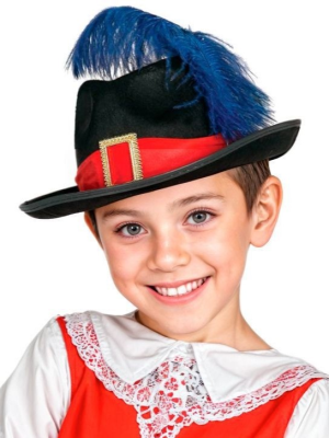 Sombrero Mosquetero Infantil - Complementos Disfraces Mosqueteros - COMPLEMENTOS POR CATEGORIA