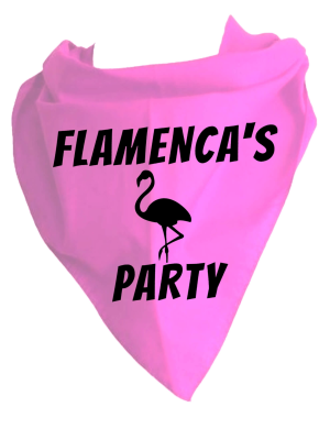 Pañuelo Para Despedidas - Flamenca's Party - Complementos Despedidas - Pañuelos y Corbatas para Despedidas