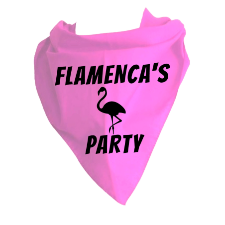 Pañuelo Para Despedidas - Flamenca's Party - Complementos Despedidas - Pañuelos y Corbatas para Despedidas