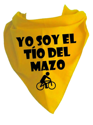 Pañuelo Para Despedidas - Yo Soy el Tio del Mazo - Complementos Despedidas - Pañuelos y Corbatas para Despedidas