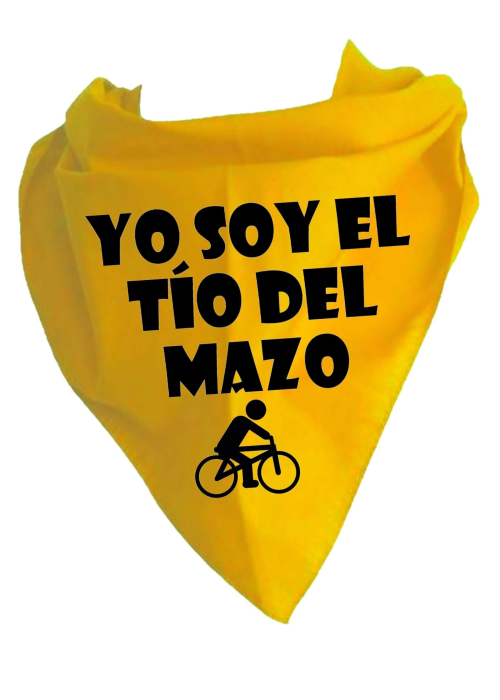 Pañuelo Para Despedidas - Yo Soy el Tio del Mazo - Complementos Despedidas - Pañuelos y Corbatas para Despedidas