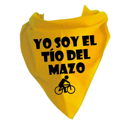 Pañuelo Para Despedidas - Yo Soy el Tio del Mazo - Complementos Despedidas - Pañuelos y Corbatas para Despedidas