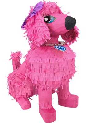 Piñata de Perro Rosa  - Complementos para Cumpleaños - Piñatas