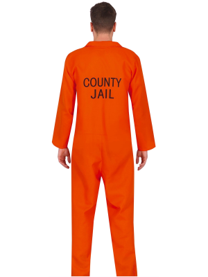 Disfraz De Convicto Naranja - Disfraces de Policias y Presos para Hombres