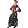 Vestit De Sevilla Negre Amb El Blanc Lunar