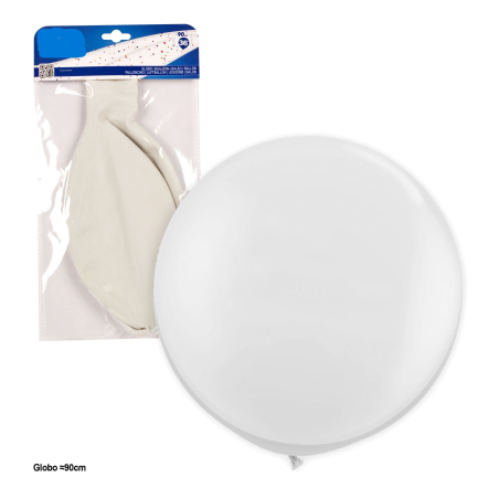 Globo Gigante Blanco 1m (1 Unidad) - Globos de Latex