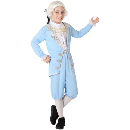 Disfraz De Cortesano Azul Infantil - Disfraces de Epoca para Niño