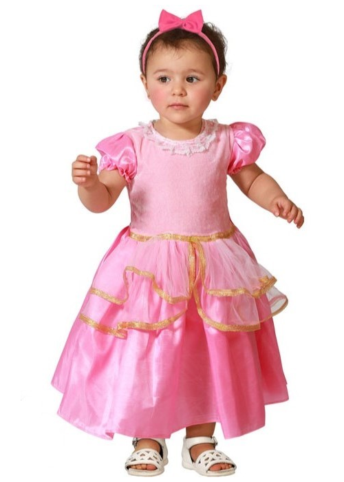 Disfraz De Princesa Rosa Bebe