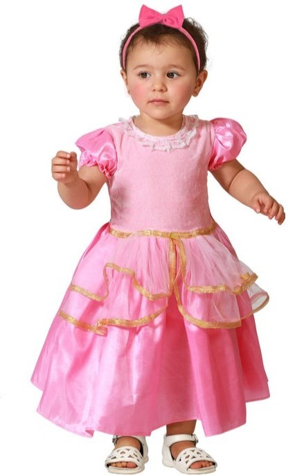 Disfraz De Princesa Rosa Bebe