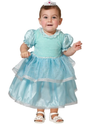Disfraz De Princesa Azul Bebe - Disfraces de Princesas y Principes para Bebes