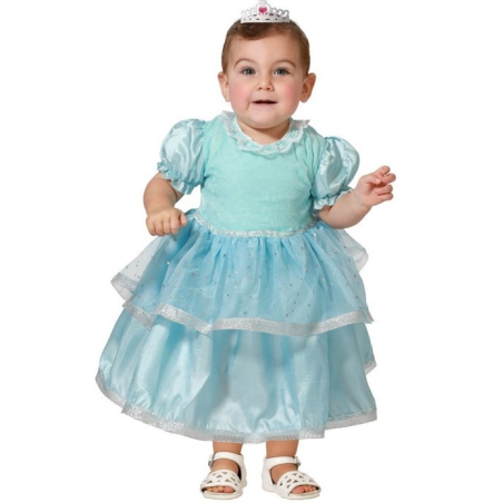 Disfraz De Princesa Azul Bebe - Disfraces de Princesas y Principes para Bebes