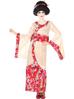 Disfraz De Geisha Rosa - Disfraces de Chinos, Orientales, Ninjas y Geishas