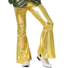 Pantalon Disco Dorado - Años 70-80 (Disco)