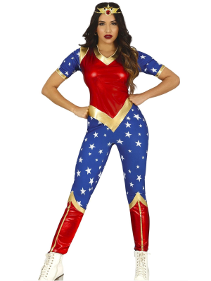 Traxe Super-heroína Estrelas