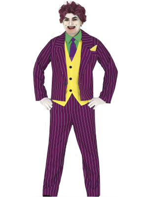 Disfraz De Joker De Comic Hombre - Disfraces Halloween Payasos - Disfraces de Joker y Joker Baby